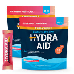 HYDRA AID marine mineral electrolyte packets for balanced hydration