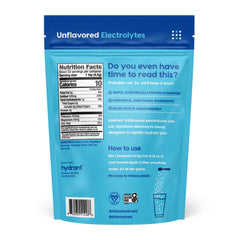 HYDRANT 50 servings electrolyte powder delivers fast, balanced hydration
