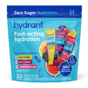 HYDRANT Hydrate zero sugar stick packet for fast, convenient on-the-go hydration.