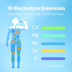 HydriPulse electrolyte packets on the go for busy days