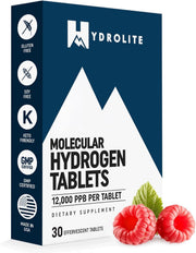Hydrolite raspberry tablets close-up for refreshing hydration on the go