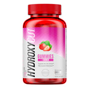Hydroxycut Gummies +Women strawberry bottle on the go, non-stimulant support.
