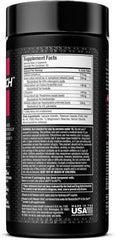 Front view of Hydroxycut Hardcore Elite bottle with label visible