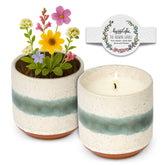 Hyggelight Edith sandalwood-vanilla candle offers a warm, cozy room ambiance.