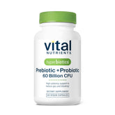 Hyperbiotics Vital Nutrients bottle front for convenient daily gut support.