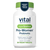 Hyperbiotics Vital Nutrients Pro Women bottle for daily support of digestive, urinary, and vaginal health.