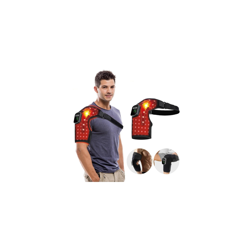 HYUVCX red light therapy shoulder device with 76 LEDs for targeted relief