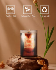 HZ-WONMIO 15oz candle offers up to 90 hours of warmth and scent