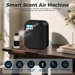 HZQVA Diffuser desktop placement fits desks and shelves