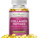 HZZYPLANT Multi Collagen Softgels bottle front for convenient daily use