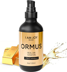 I Am Joy Co Ormus Gold Oil bottle – premium packaging for mindful use