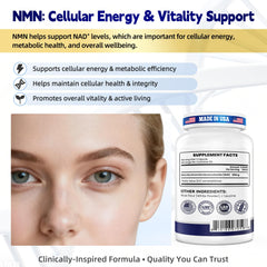 I LOVE HEALTH NMN third-party testing seal on packaging.