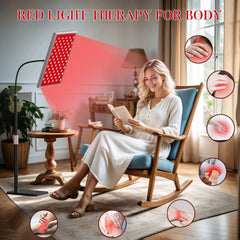 i-Venoya 660nm red LEDs close-up for skin-friendly therapy