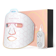 IBORRIA red-light mask front view for at-home skincare sessions.