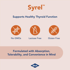 Ibsa Syrel PearlTec technology label closeup suggesting superior absorption and tolerability.
