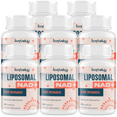 IcarusIvy NAD+ 2000mg bottle highlights energy support for busy days.