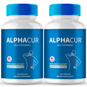 IDEAL PERFORMANCE AlphaCur bottle front highlights packaging for potential nerve support and daily vitality.