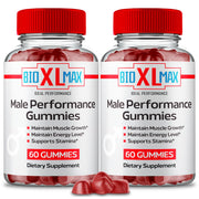 IDEAL PERFORMANCE Bio XL Max Gummies bottle highlights natural daily support.