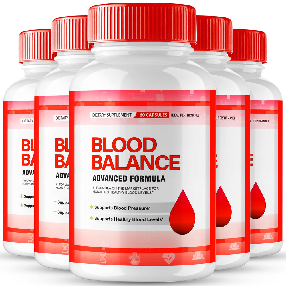 IDEAL PERFORMANCE Blood Balance bottle front shows extra-strength circulation support