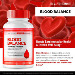 IDEAL PERFORMANCE Blood Balance packaging demonstrates premium extra-strength formula