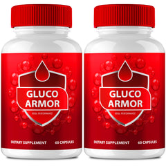 IDEAL PERFORMANCE Gluco Armor bottle front with premium capsules for daily wellness