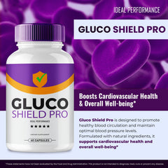 Pile of Gluco Shield Pro capsules emphasizing dosage value.