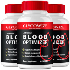 IDEAL PERFORMANCE Glycowize bottle label close-up highlighting premium formula for circulation support.
