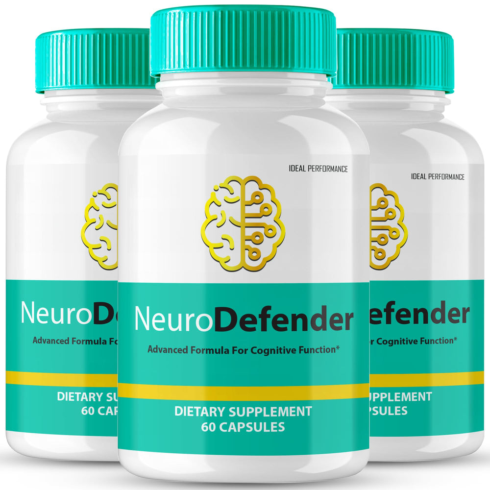 IDEAL PERFORMANCE Neuro Defender bottle close-up showing focus-support label