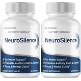 IDEAL PERFORMANCE Neurosilence capsules bottle closeup for tinnitus relief support.