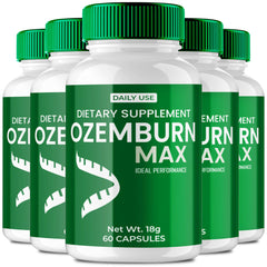 IDEAL PERFORMANCE OzemBurn Max capsules front view for active lifestyles.