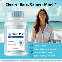 Five-pack Quietum Plus box indicates bundle value and authentic support