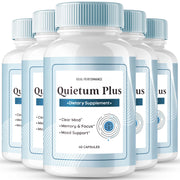 IDEAL PERFORMANCE Quietum Plus bottle suggesting tinnitus relief potential for daily use