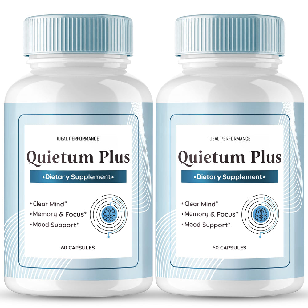 IDEAL PERFORMANCE Quietum Plus tinnitus relief bottle supports daily ear comfort