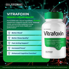IDEAL PERFORMANCE Vitrafoxin capsules maximum strength nootropic