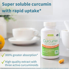 Igennus Advanced Curcumin C3 Complex capsules closeup showing solubility cues
