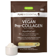 Igennus Advanced Vegan Vanilla Collagen Powder tub for shakes and plant-based protein boost.