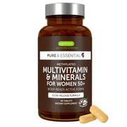 Igennus Methylated Women's 50+ Multivitamin bottle with a clean vegan formula for bone health.