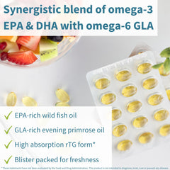 Igennus Pharmepa Complete bottle back label highlighting IFOS purity and fish oil origin.