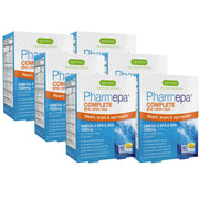 Igennus Pharmepa Complete bottle front view with high potency omega-3 softgels for daily use.