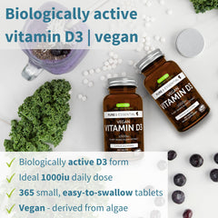 Igennus Vitamin D3 1000IU label detail highlights clean, non-GMO credentials.