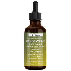IGTWG Orame Gut Cleanse bottle pour shows digestive support formula.