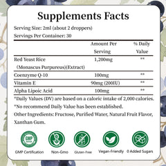 IIEltruiom liposomal red yeast rice drops dropper ready for under-tongue dosing