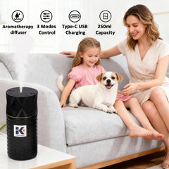 Ikeda Style-Life diffuser 250ml glass tank for steady aroma at home.
