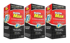 ILIOS Dexatrim Max Complex-7 bottle with three-pack packaging supports weight management.