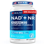 I LOVE HEALTH NAD 1119mg bottle showcases advanced cellular energy support.