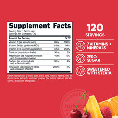 Nutricost Electrolyte Complex Powder (Fruit Punch) — Hydration Drink Mix with Vitamins & Minerals (120 Servings)