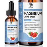 imatchme magnesium liquid bottle shows strawberry flavor for easy daily calm support.