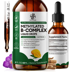 iMATCHME methylated B-complex drops bottle for daily energy support with bioactive vitamins.