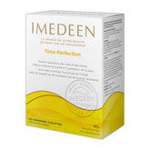 Imedeen Time Perfection bottle shown for daily skin support.