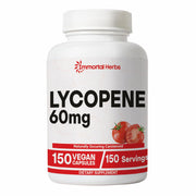 Immortal Herbs Lycopene bottle front, premium daily supplement for vitality